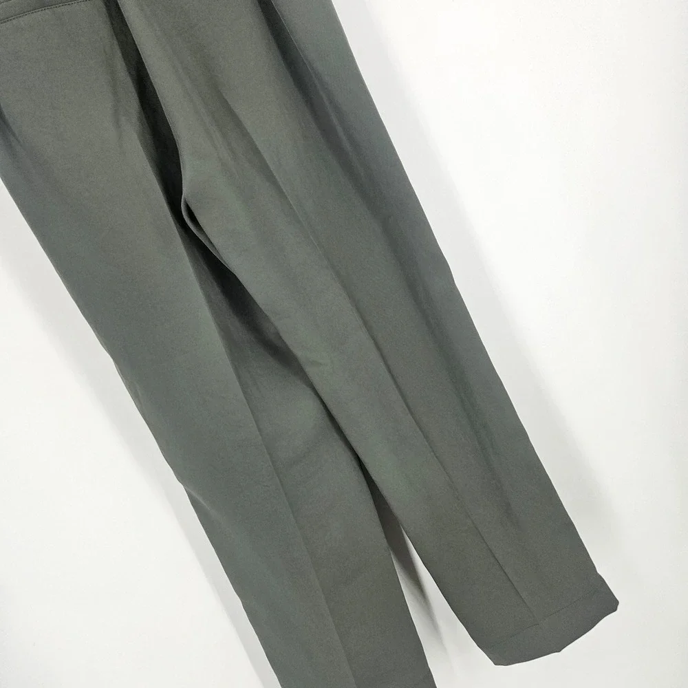 Vince Trousers Dress Pants Gray Pleated Pull-On Straight Leg Career Business XXS - Picture 9 of 10